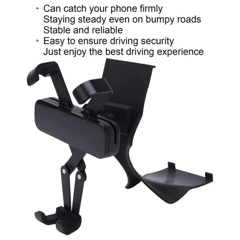 Black Car Phone Holder Car Replacement Mobile Phone Bracket Holder For Mercedes Benz A- Class A200 2019 - 2020