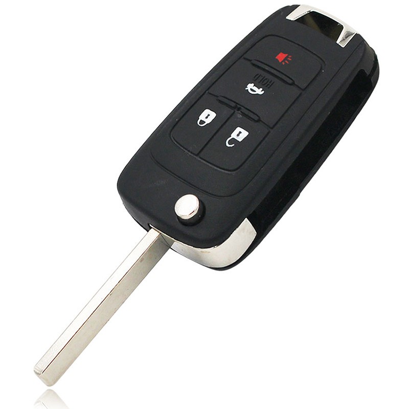 CN014007 Aftermarket For Chevrolet Cruze Equinox Camaro 2011-2014 With 4 Button Flip Remote Folding Key ID46 Chip 434MHz