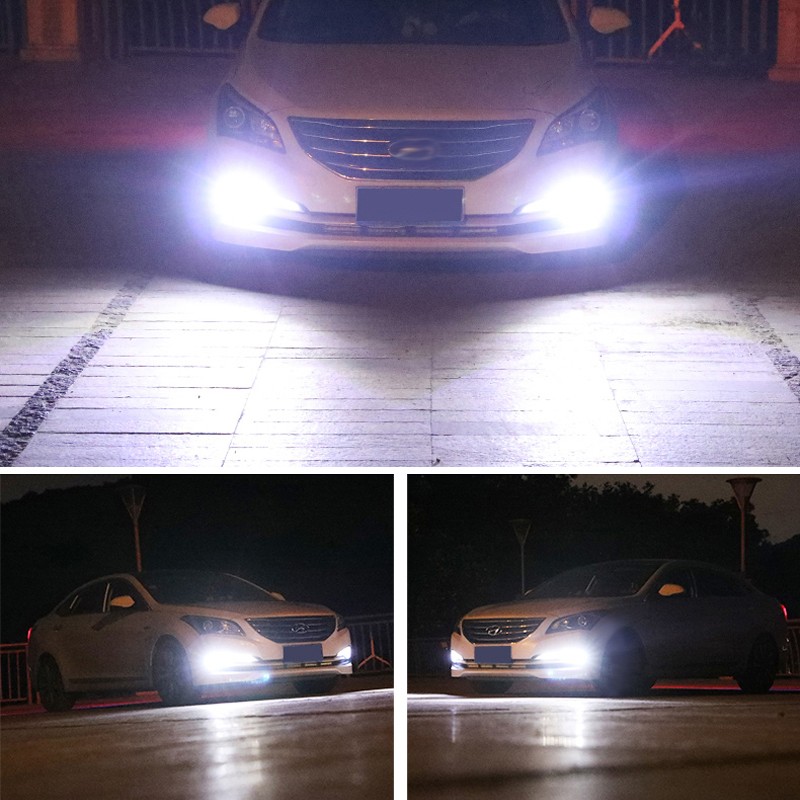 2pcs Super Bright H1 Led Fog Bulbs Running Light 6000K White 3030 12SMD 1200Lm Universal Canbus Car Fog Lamp Front Head Light