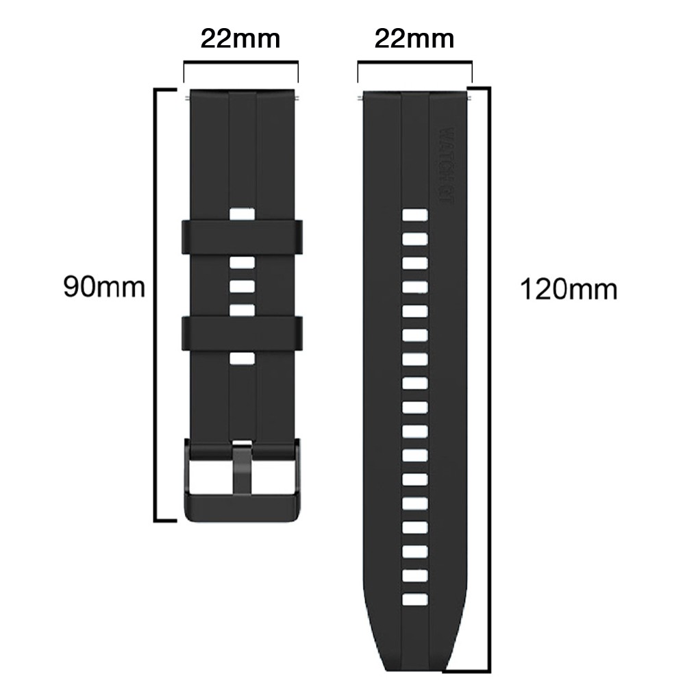 22mm Silicone Band For Huawei Watch Gt3 46mm / Huawei Watch 3 Pro 48mm / Watch 3 46mm Official Style Strap Band For Huawei Gt3 46mm