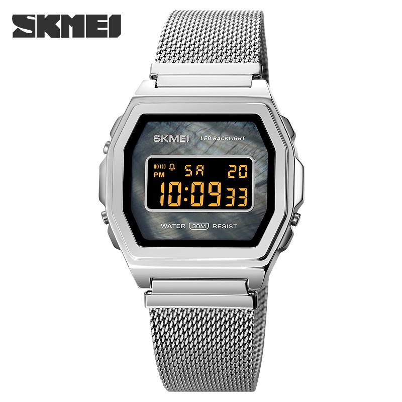 SKMEI Digital Movement Male Wristwatch Countdown Calendar Alarm LED Display Men Electronic Watch Relojes para hombre Montre