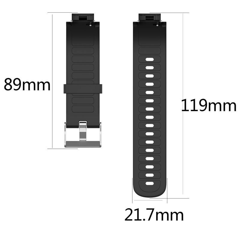 Silicone Band For Amazfit Verge/verge Lite Sport Silicone Band Replacement Band For Huami Verge/verge Lite Quick Release Buckle