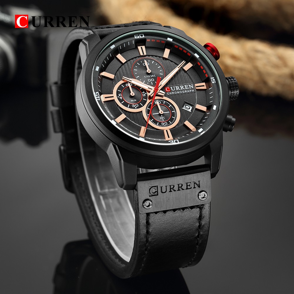 CURREN Fashion Date Quartz Men Watches Luxury Brand Male Chronograph Watch Sport Mens Wrist Watch Hodinky Relogio Masculino