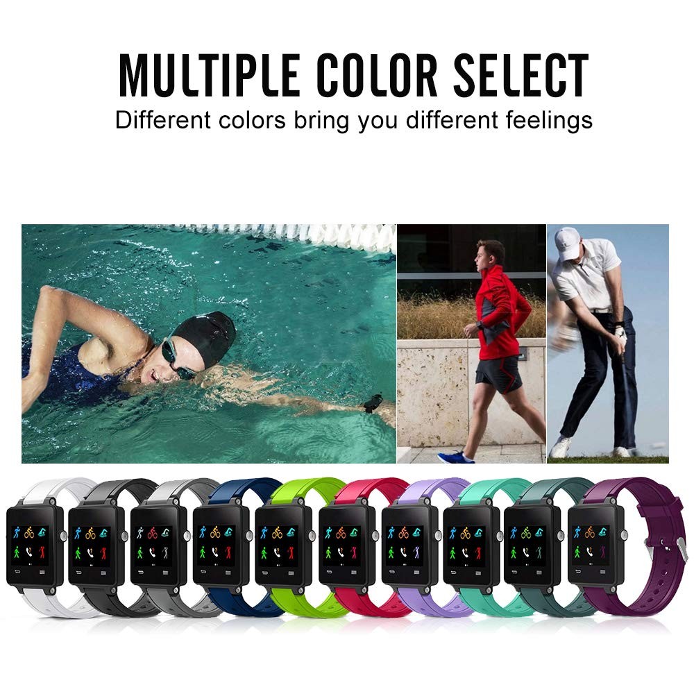 Silicone Band for Garmin Vivoactive Acetate Soft Silicone Wristband Replacement Bands for Garmin Vivoactive Acetate Watch