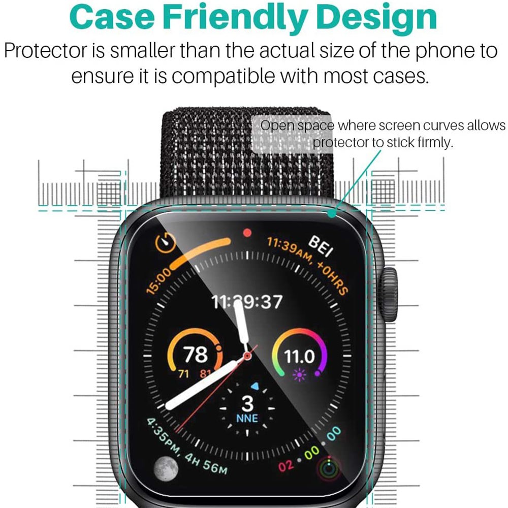 Clear Screen Protector For Apple Watch Series 7 6 5 4 3 2 44mm 40mm 42mm 38mm 38 40 42 44mm iwatch protective film protection