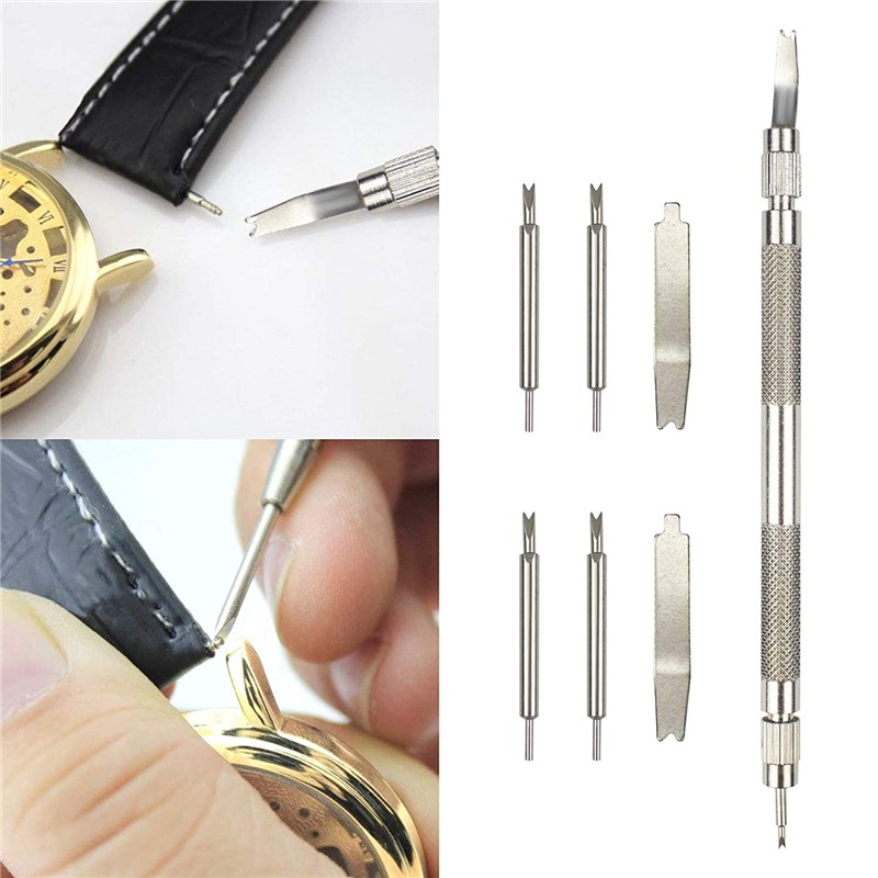 98pcs/set Watch Link Strap Link Pins Set Removal Spring Bar Tool Set for Watch Repair and Watch Band Replacement