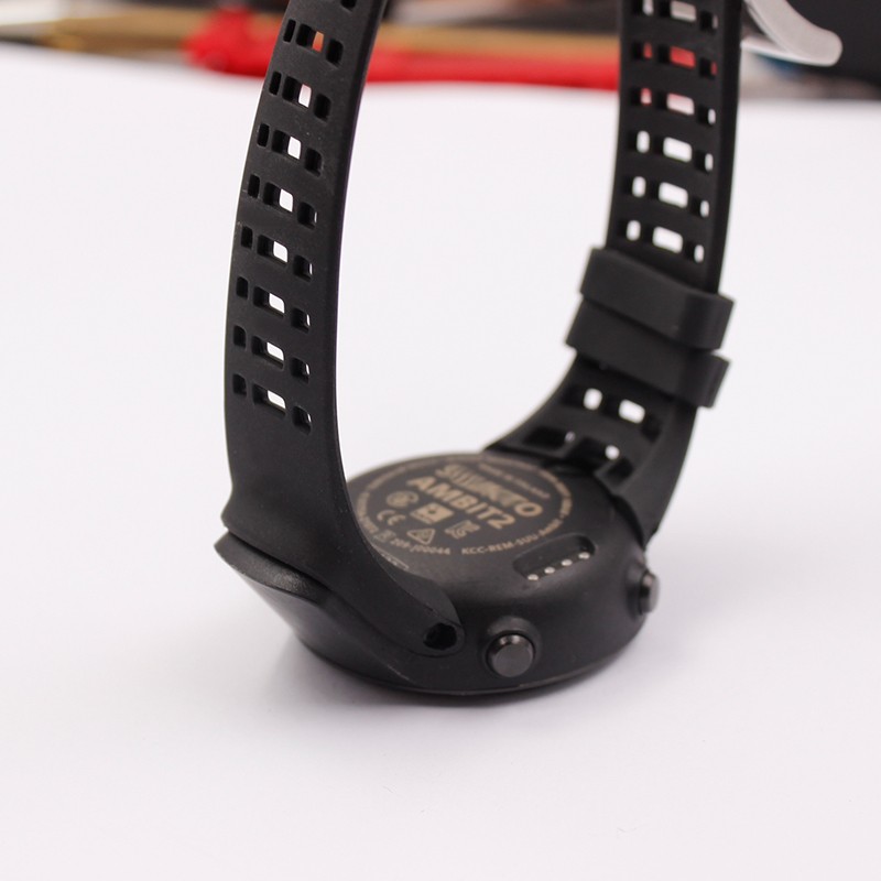 Watch Accessories Silicone Rubber Strap For Suunto Ambit 3 Peak - Ambit 2, Men's Rubber Watch Band