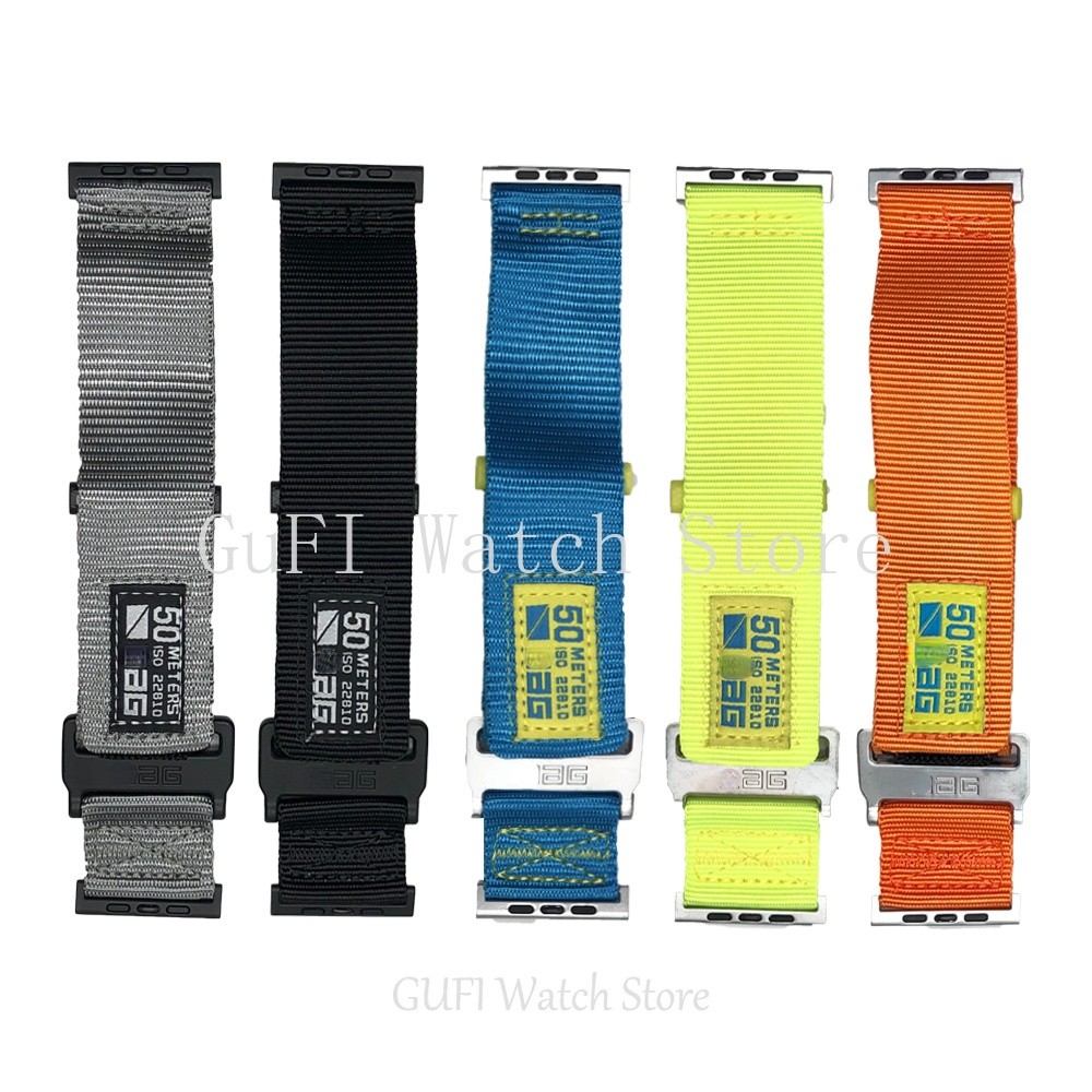 watch strap for apple watch 7/6/5/4/3/2/1/SE 42 44mm 41 45mm fashion straps for iwatch 38mm 40mm nylon sport watch strap bracelet