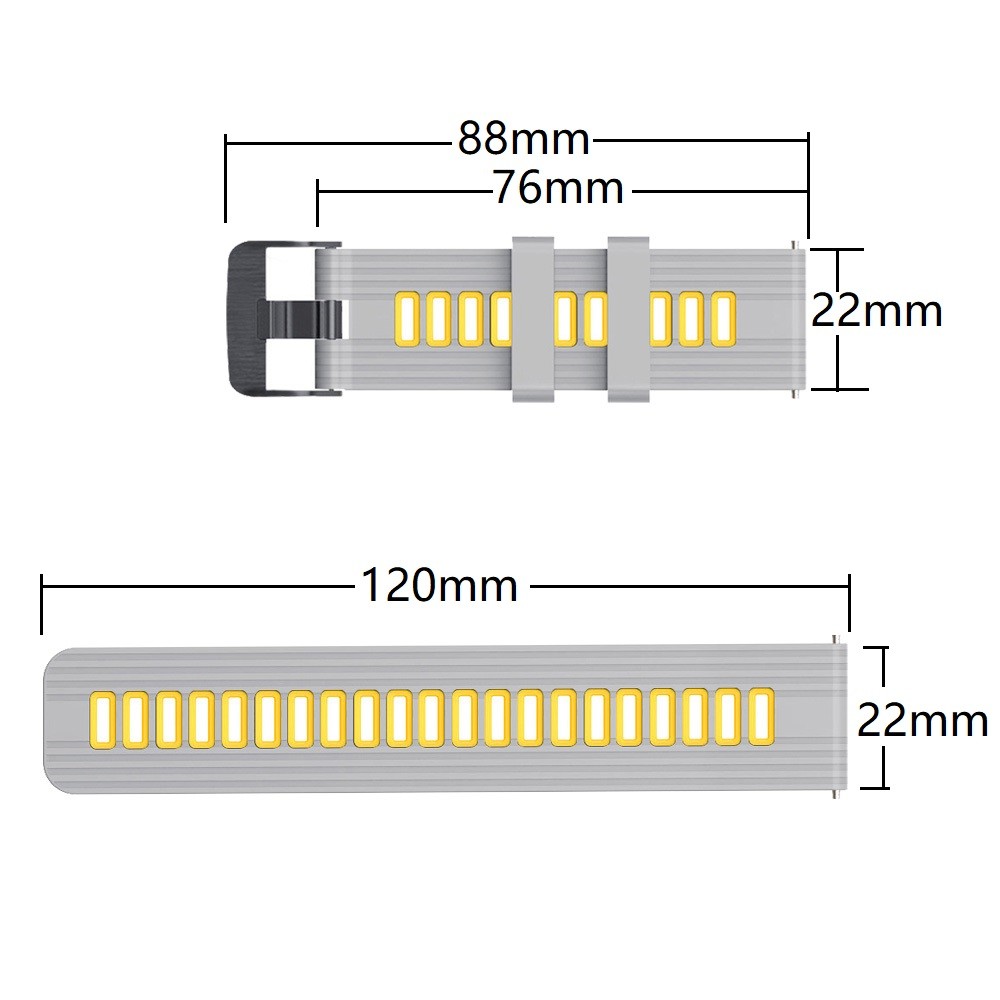 Official Silicone Band For Huawei Gt Runner / Huawei Gt3 46mm / Huawei Gt3 Pro 48mm / Huawei Gt3 46mm 22mm Original Silicone Band