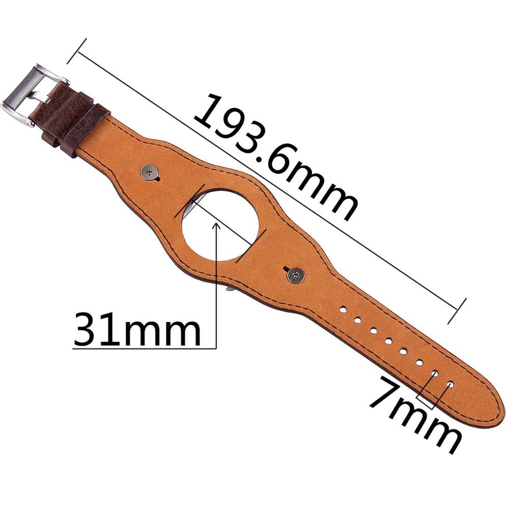 Leather Cuff Strap for Apple Watch Band 45mm/41mm 40mm 44mm 42mm/38mm iWatch Bracelet for Apple Watch Series 5 4 3 SE 6 7