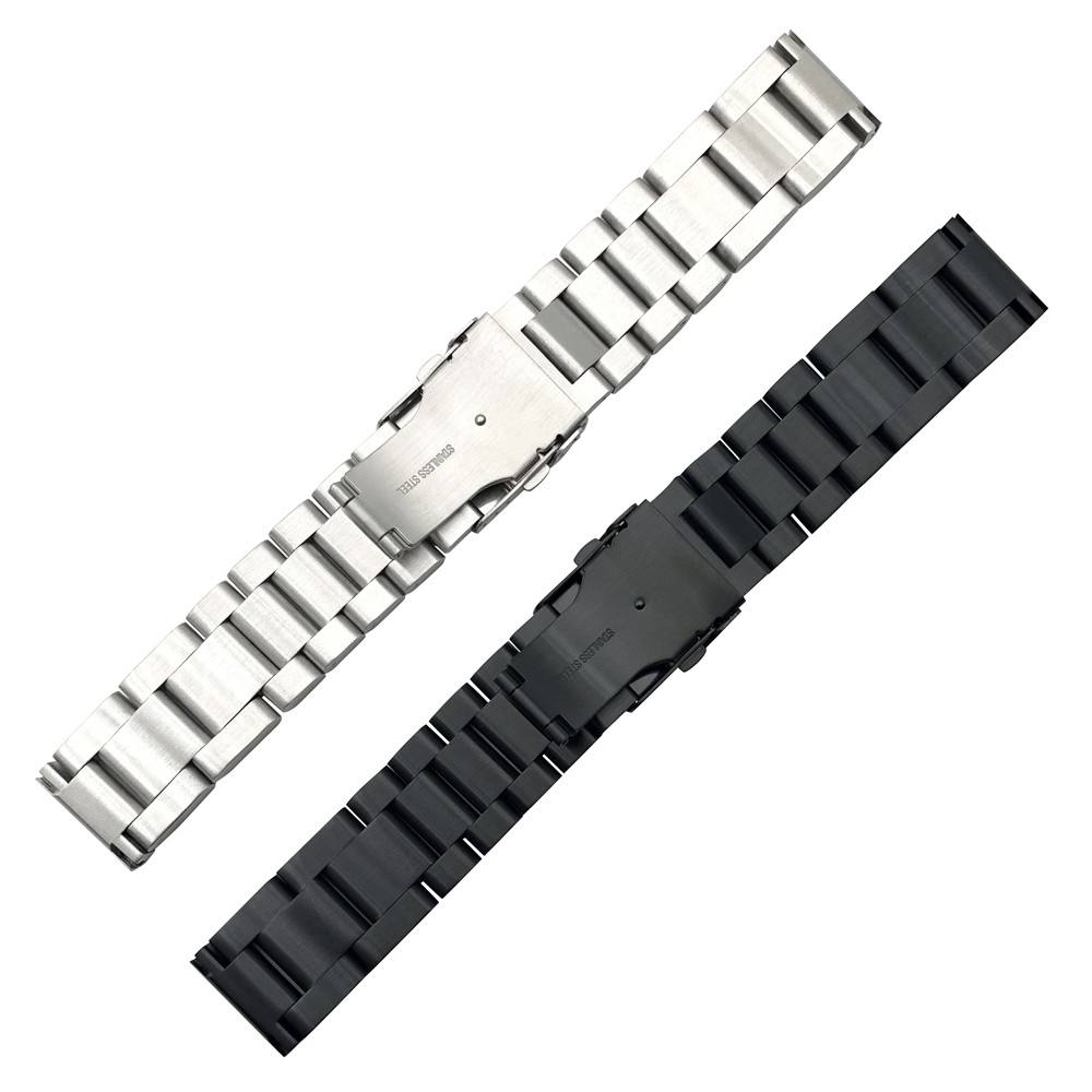 Solid Thickness 5.5mm 316L Stainless Steel Watchbands Silver 22mm 24mm 26mm Metal Watch Band Strap Wrist Watches Bracelet