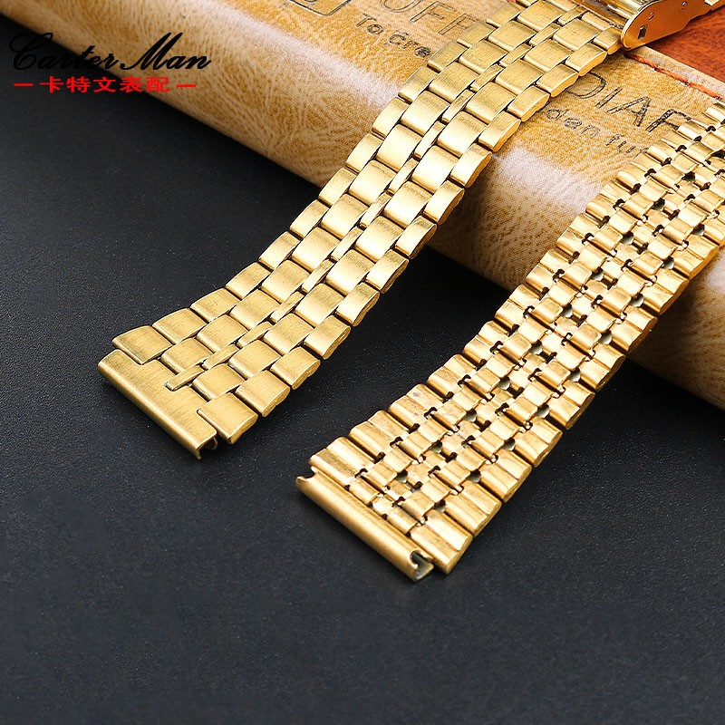 Vintage Small Square Metal Watchband For Casio a159w-n1 a158wa A168 Strap Stainless Steel Bracelet 18mm Wristband Accessories