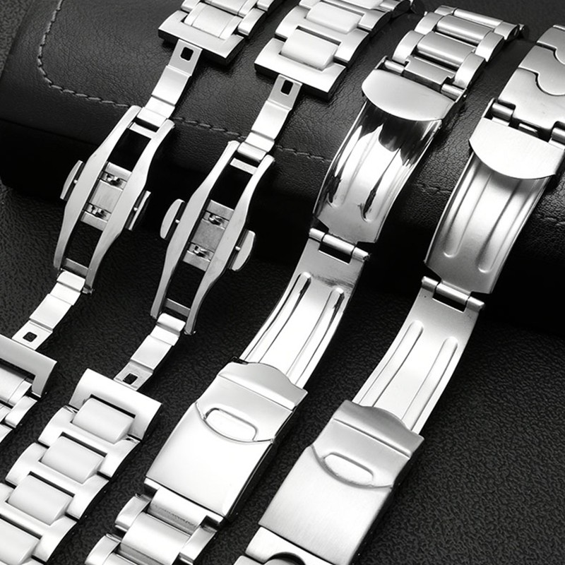 For Swatch Solid Core Metal Bracelet Concave Convex Watch Chain YCS YAS YGS Iron Men and Women Steel Ceramic Watchband