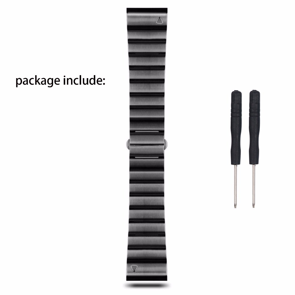 26mm Metal Straps for Garmin Fenix, 3 Bands Compatible with HR Sapphire D2 Tactix Quatix Bravo With T