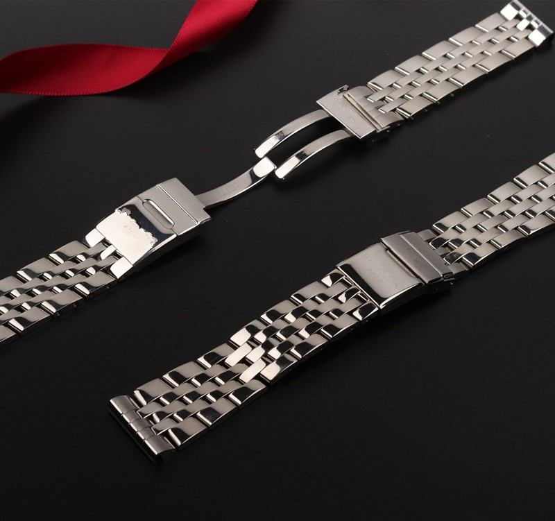 Breitling watch strap, solid, 20mm, 22mm, 24mm, stainless steel, for AVENGER, NAVITIMER, SUPEROCEAN