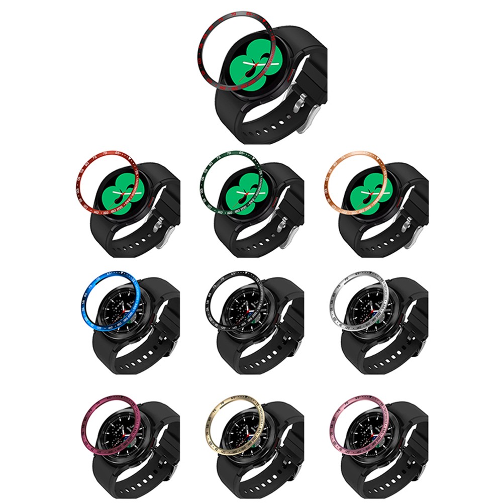 Bezel Ring For Samsung Galaxy Watch 4 Classic 46mm Gear S3 Frontier Metal Anti-scratch Cover Watch 4 46mm Accessories