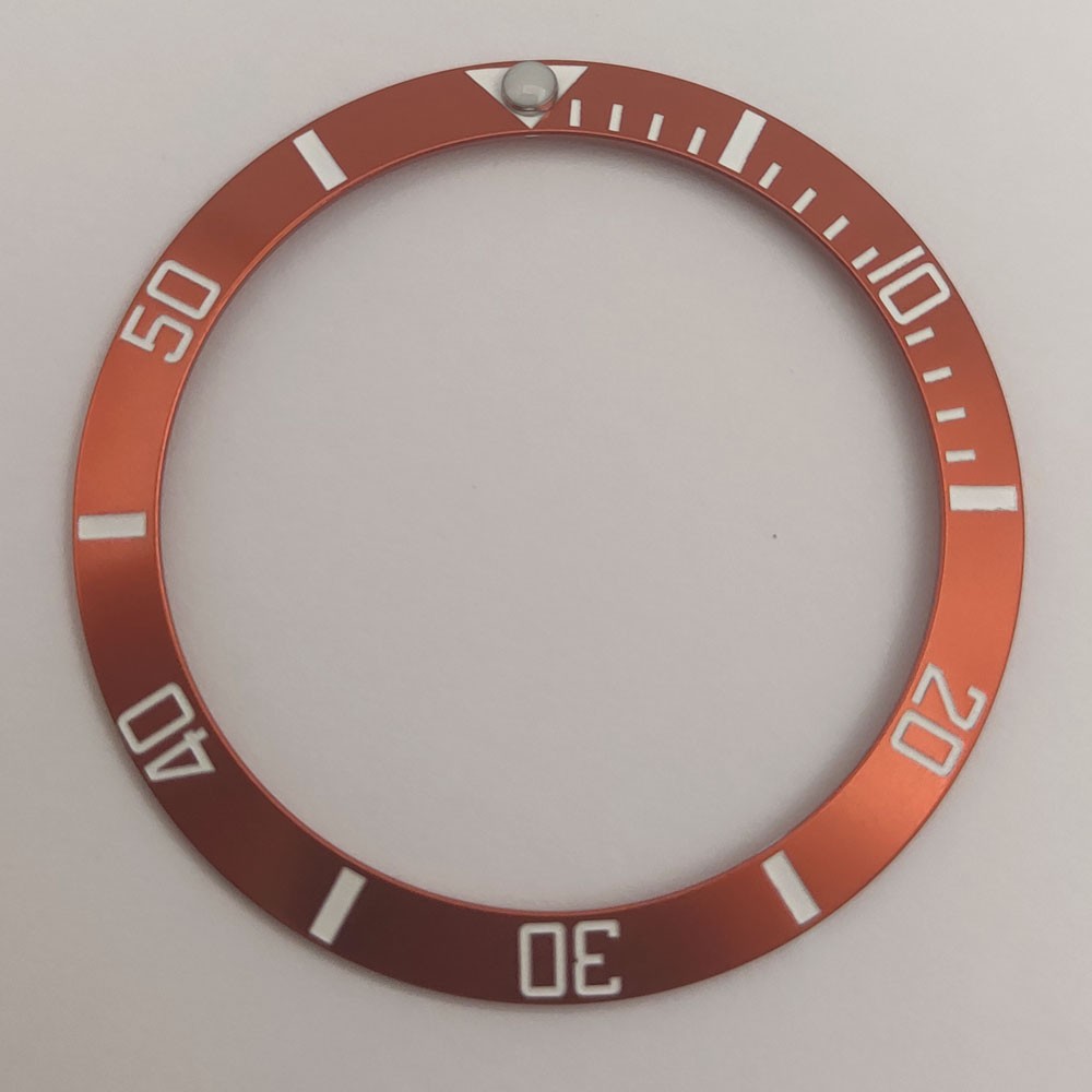 38-30.8mm Aluminum Bezel Insert for 40mm Dial Master 007 Watch Face Watch Parts Ring Watches Replacement Accessories