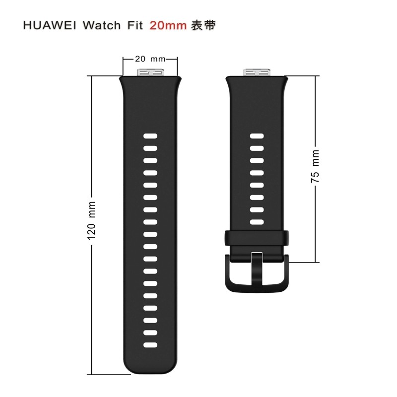 Print Silicone Strap For Huawei Watch Fit Smart Watches Soft Sports Waterproof Wristband Watchband Bracelet Accessories