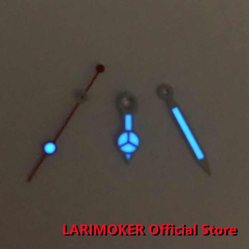 LARIMOKER Blue Luminous Wristwatch Fit NH35 NH36 NH38 ETA 2836 2824 miota 8205 8215 821A Mingzhu DG 2813 3804 movement