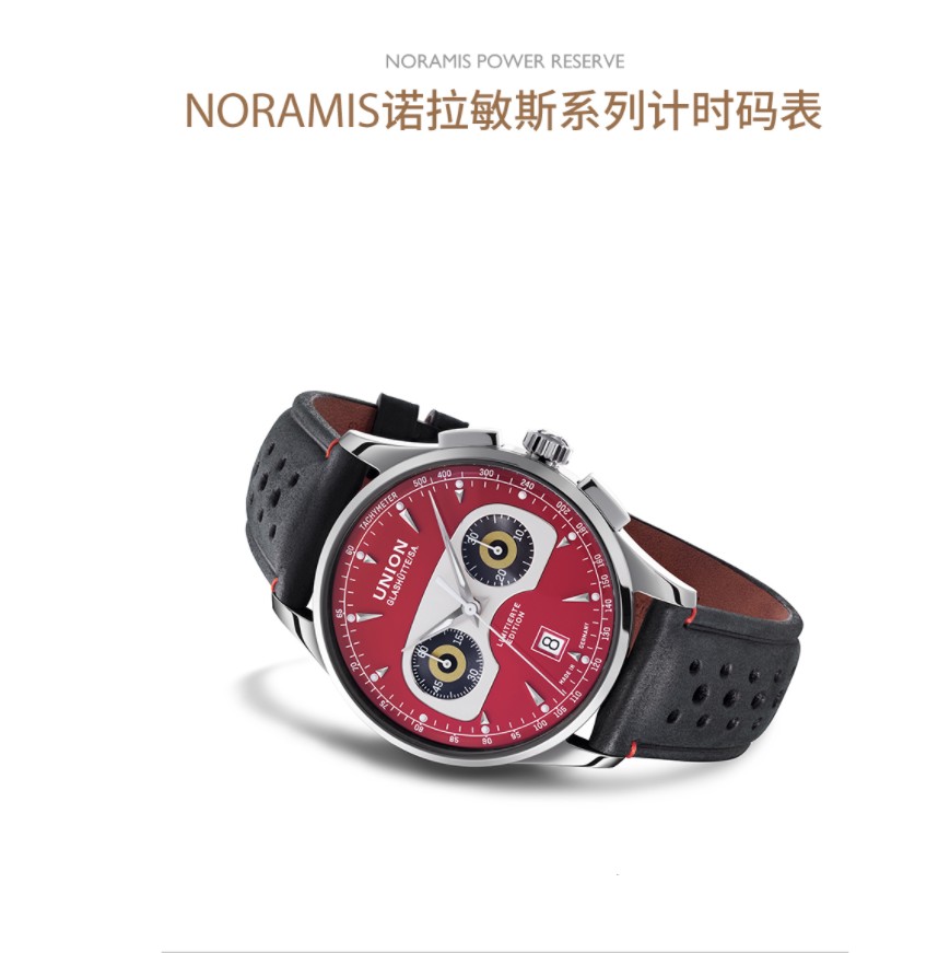 Fashion Union Watches For Men Noramis Vintage Car Series Inspired Design Leather Strap Casual Buckle 3Bar Owl Chronograph Dial