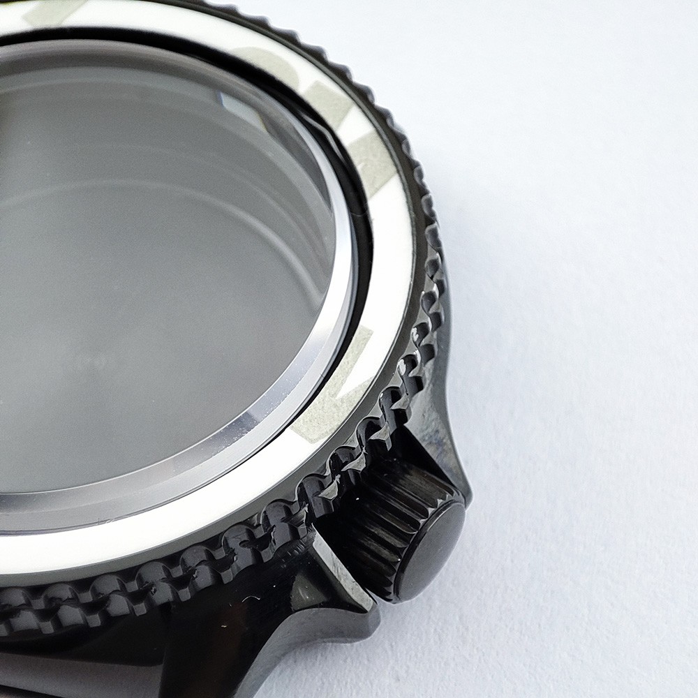 41.5mm NH35 NH36 case, watch accessories, stainless steel plated sapphire glass suitable for NH35 NH36 movement