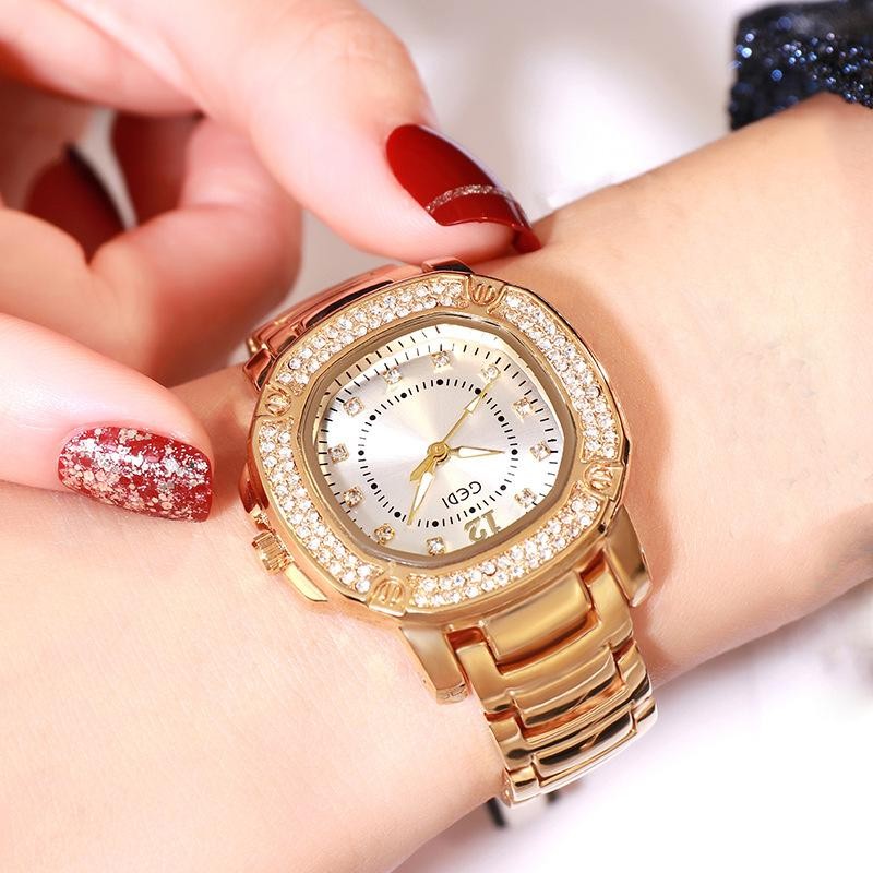 GEDI 2022 Top Selling Brand Luxury Ladies Watch Waterproof Fashion Stainless Steel Band Business Women's Watch Drop Shipping