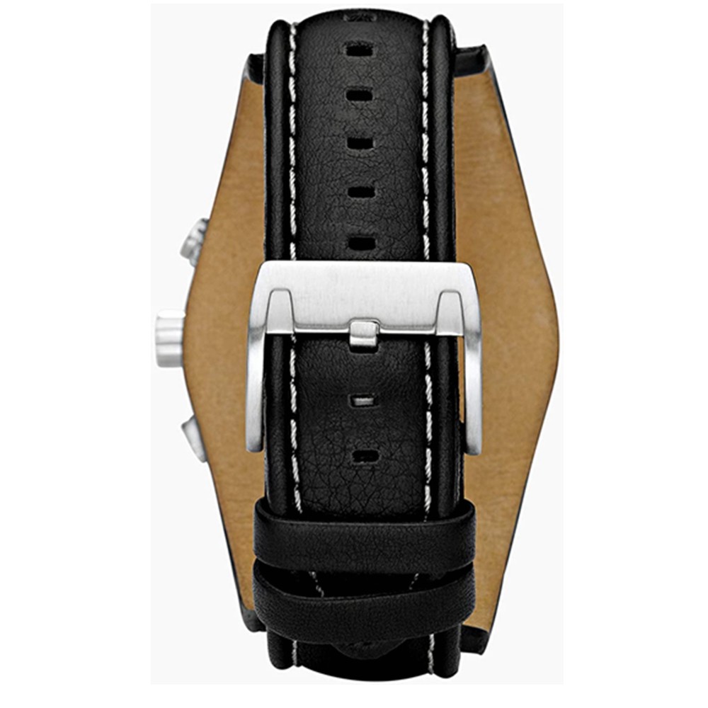 Kadigo for Fossil CH2891 Leather Watch Strap 22mm Replacement with Stainless Steel Buckle - Fossil CH2891 Leather Watch Strap