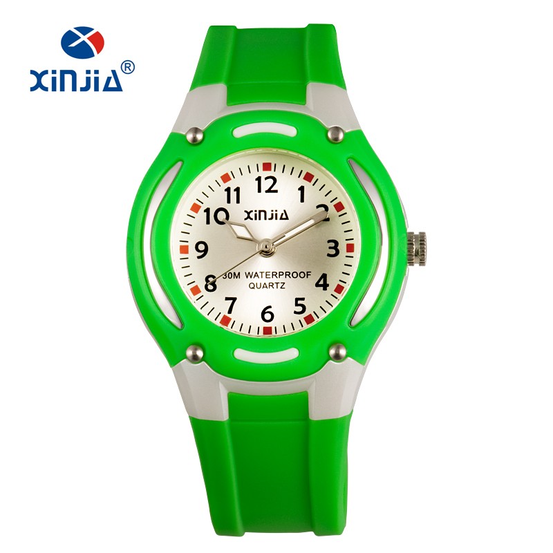 XINJIA Children Quartz Watch Lady Casual Watches Fashion Ladies Wristwatches Jelly Watch Kids Girls Students Sports Wristwatches