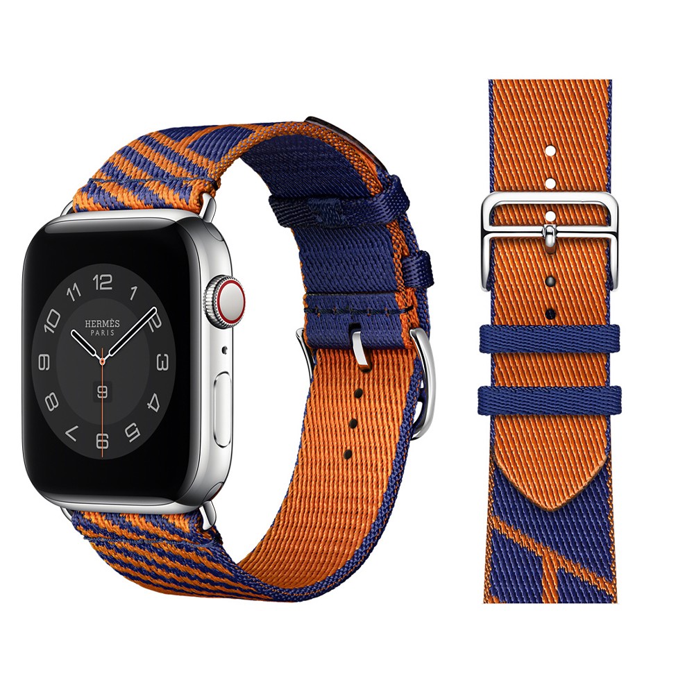 Nylon Strap for Apple Watch Band 44mm 45mm iWatch 38mm 42mm 44mm Jump One Round Bracelet for Apple Watch 7 6 5 4 3 SE