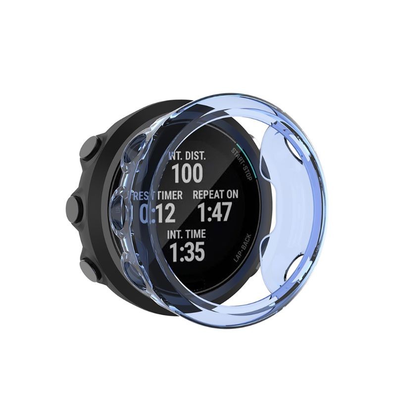 Soft Ultra-thin TPU Case Cover Silicone Protector Shell for Garmin Swim 2 Smart Watch Accessories