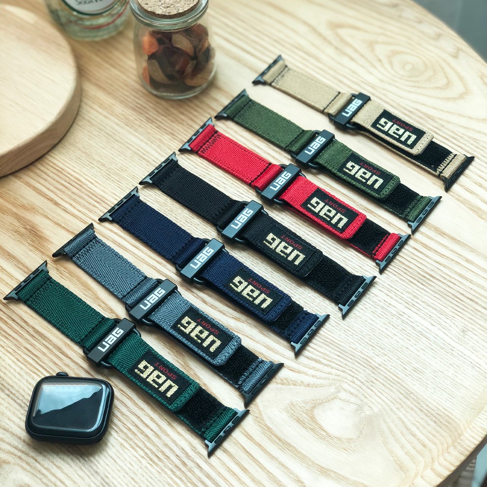 Nylon Watchband For Apple Watch 6 5 4 3 2 1 Series 44 40mm SE Women Bracelet For iWatch 7 41 45mm Sport Breathable Strap 38 42mm