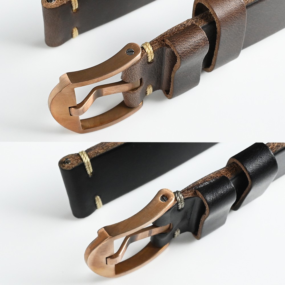 San Martin Quick Release Leather Watch Strap Premium Horween Cowhide Strap 20mm Flexible Replacement Watches Pin Buckle