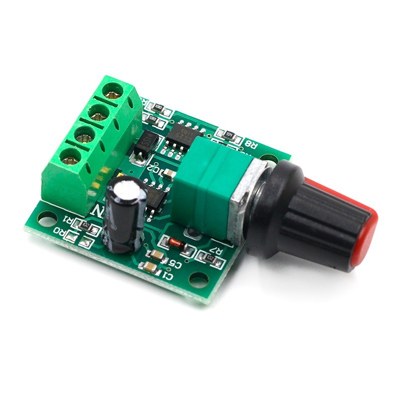 Speed ​​Controller Voltage Knob Switch Kit DC 1.8V 3V 5V 6V 12V 2A PWM Low Voltage Motor Speed ​​Controller