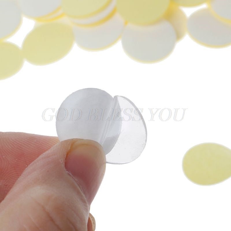 Double-sided adhesive transparent stickers, 100 pieces, direct delivery