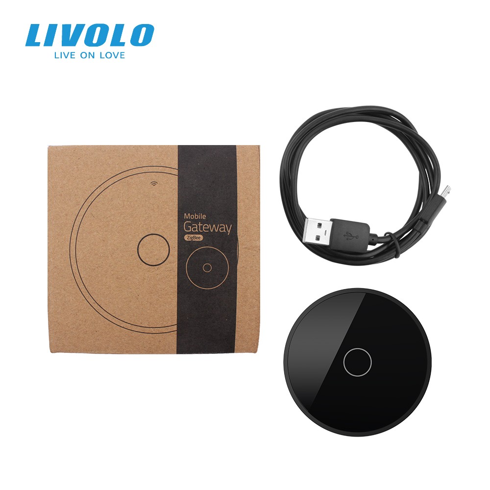 Livolo 2.0 Smart Version Movable ZigBee Gateway, Smart Hub by APP, Google Home, Alexa, Echo, Work with Livolo ZigBee Products