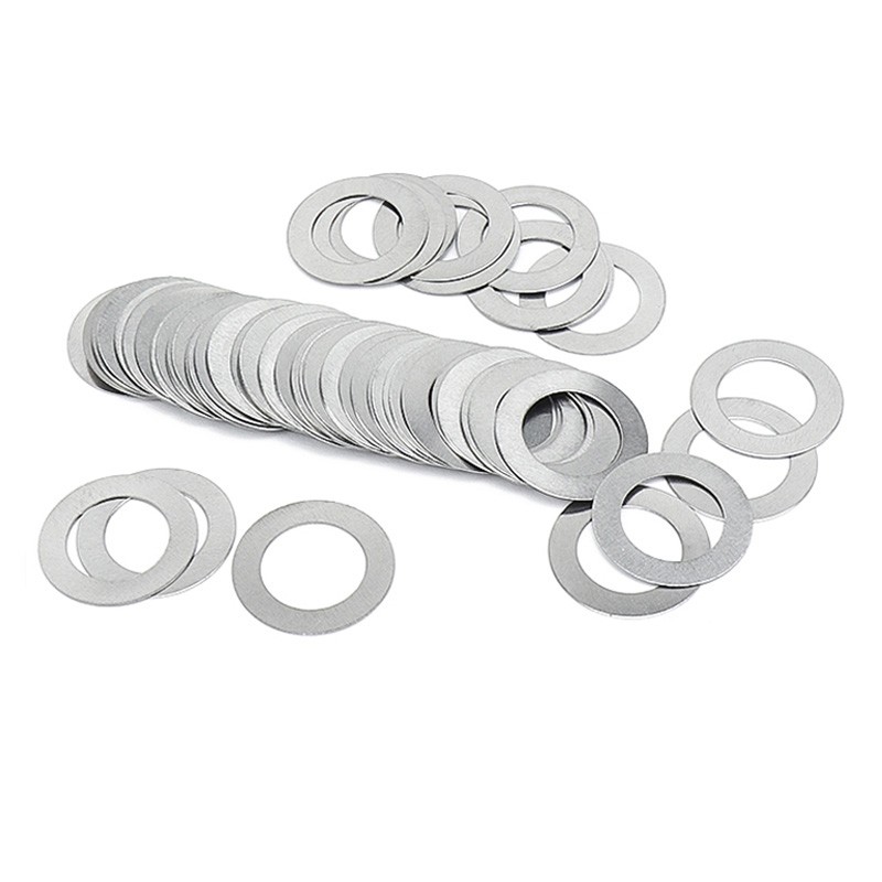 500pcs M3 M4 M5 M6 M7 M8 DIN988 304 Stainless Steel Ultra-thin Flat Washer Adjust Shim Plain Gasket Assortment Set Box