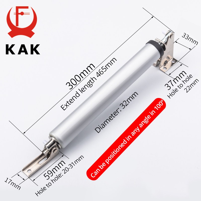 KAK Pneumatic Automatic Door Closer 35KG Positioning Adjustable Speed ​​Door Close Equipment Mute Soft Close Door Hardware