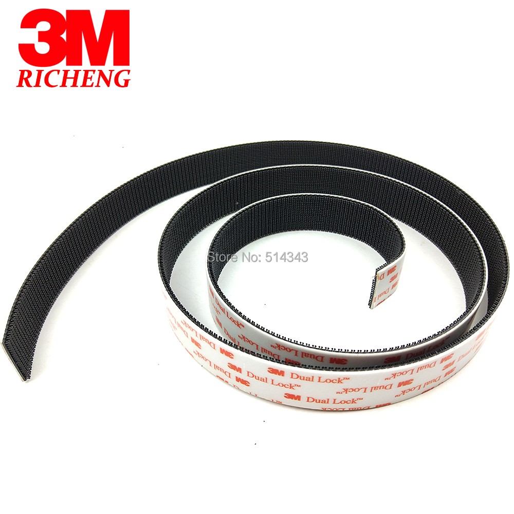 Black SJ3551 Adhesive Tape Double Lock Type 400 Lockable Lock Tape VHB Fixing Tape