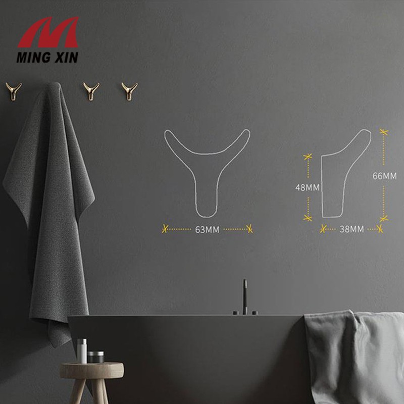 Bathroom Accessories Bathroom Hook Wall Mounted Coat Hook Bedroom Pajama Hook Living Room Coat Hook Home Decoration Clothes Hook