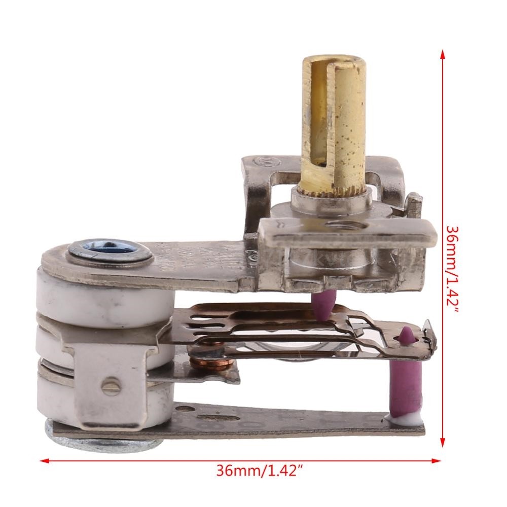 AC 250V 16A Adjustable 90 Degree Celsius Temperature Switch Bimetallic Heating Thermostat KDT-200 High Quality