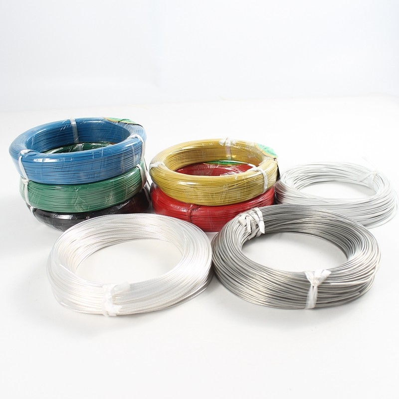 PTFE High Insulation Resistance Wire , Silver Plated Copper Sheathing Wire , 22awg 0.35mm² , 0.35mm²