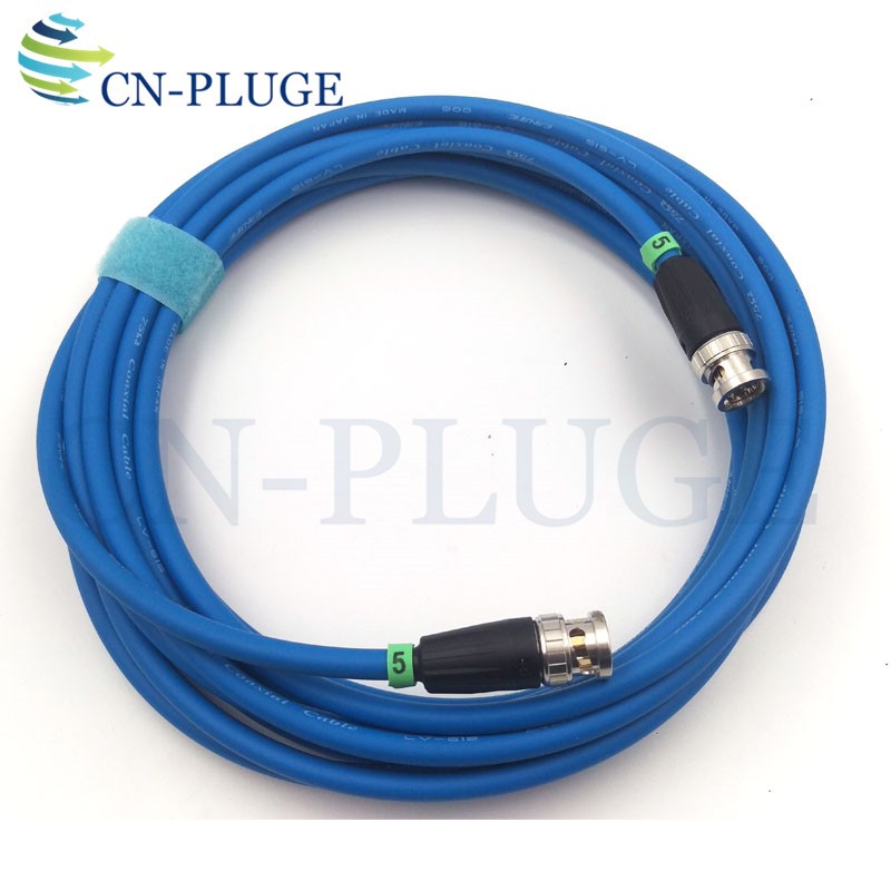 Blue Red Black Green Canare LV-61S 75ohm Camera Video Signal SDI Transfer Line BNC Plug to BNC Plug Camera SDI Cable