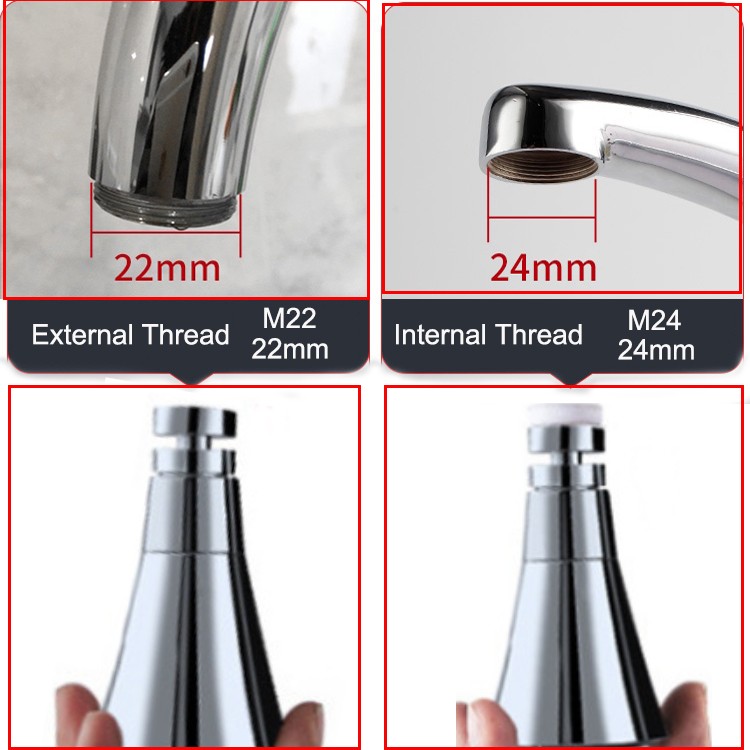 3 Modes Kitchen Faucet Water Aerator Universal Adjustable Splash Bubbler Save Water Filter Shower Head Nozzle Faucet Connector