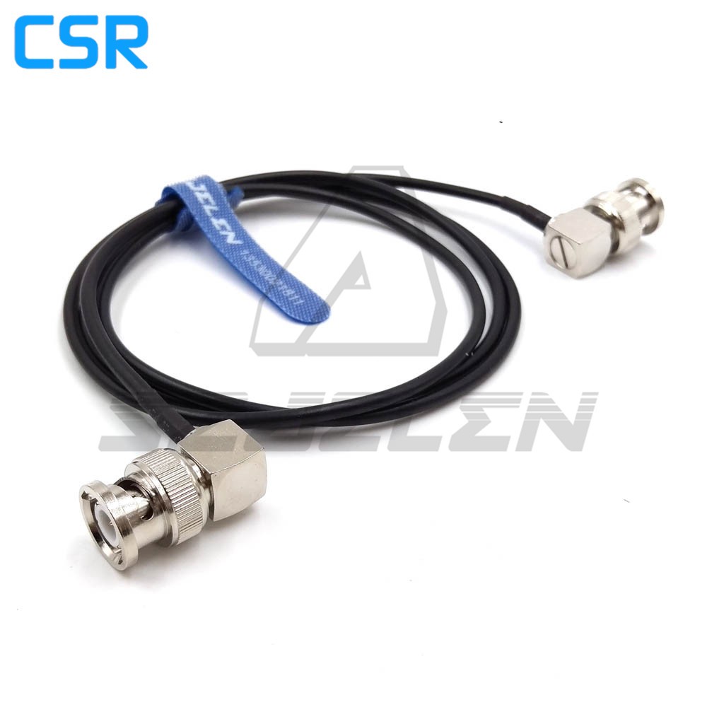 BNC Plug to BNC Elbow Plugs, SDI Pigtail. Camera RF Coaxial Cable , 50 Ohm Camera Video Signal SDI Transmission Line