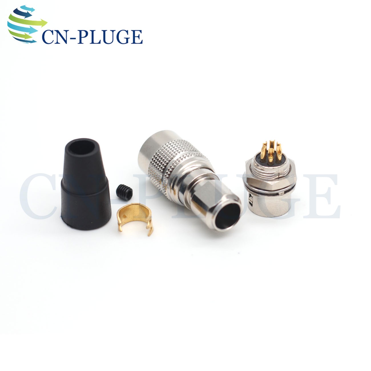 Heroes Connector 6 Pin, Plug Socket HR10A-7P-6P (73) / HR10A-7R-6S (73) Industrial Camera Connector,