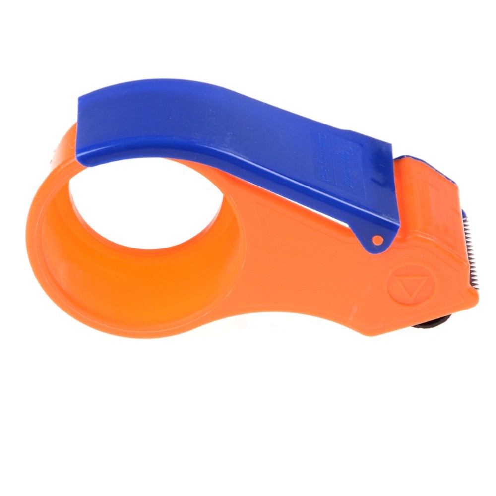 2" Width Orange Power Sealing Tape Cutting Device (Not Include Tape) Cutter Manual Packing Machine Papelaria Tape Dispenser