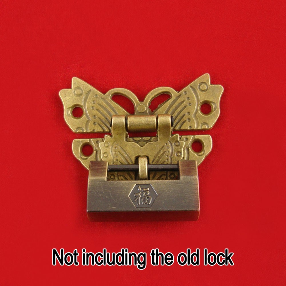 For bag retro wooden jewelry box hardware alloy catch latch