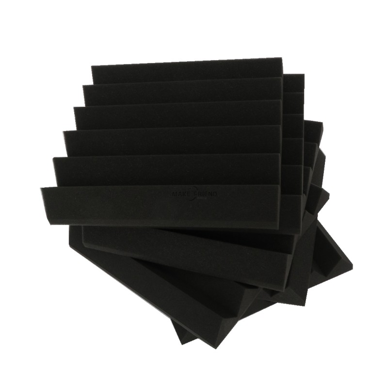 12/24pcs 2" X 12" X 12" Studio Acoustic Foam Wedges Tiles Soundproofing Panel Sound Insulation Absorbing Treatment Sponge