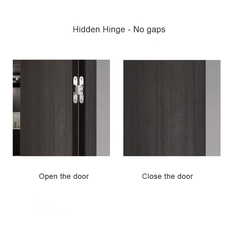 Hidden Hinge Invisible Cabinet Door Hinge , Zinc Alloy Hidden Door Hinge 180 Degree Swing Hinges For Front Door Wooden Box