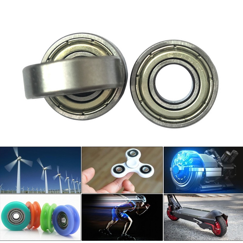 20pcs 684ZZ Miniature Double Shielded High Speed ​​Deep Groove Micro Friction Carbon Steel Ball Bearing Motor Practical Low Noise